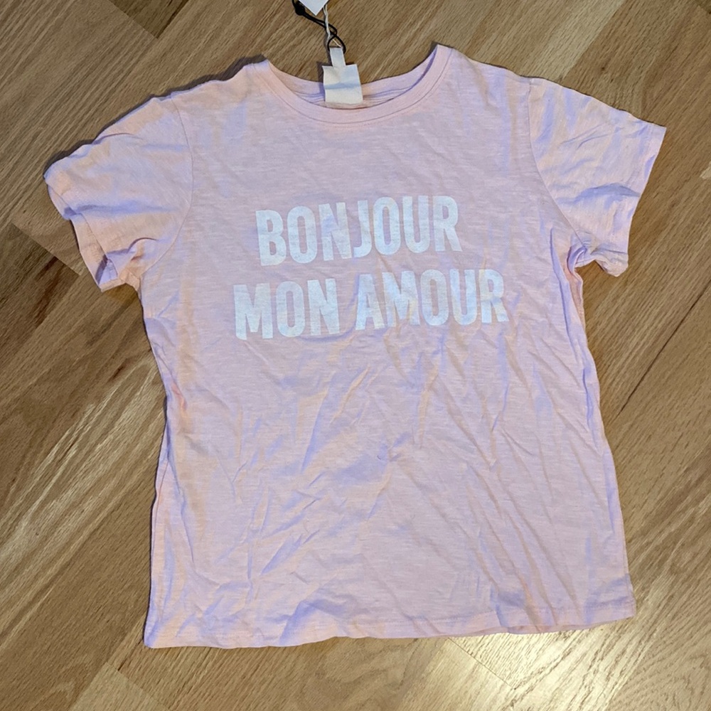 cinq a sept bonjour mon amour tee